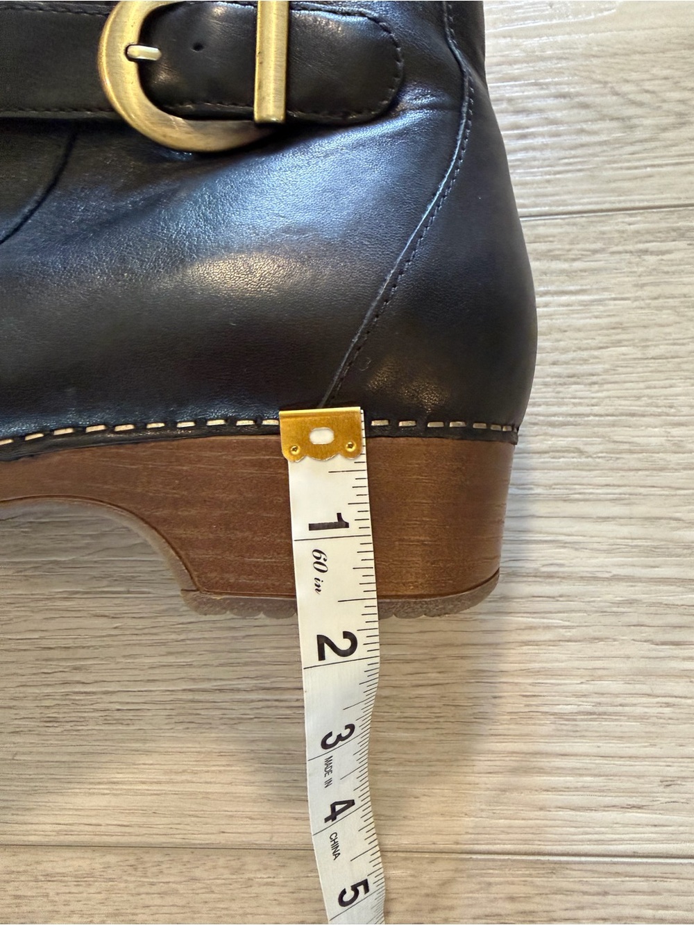 Dansko Ankle Boot 9441-507800 Brennan Leather Black Lagenlook Women’s 12 Sz 42 - Picture 11 of 14